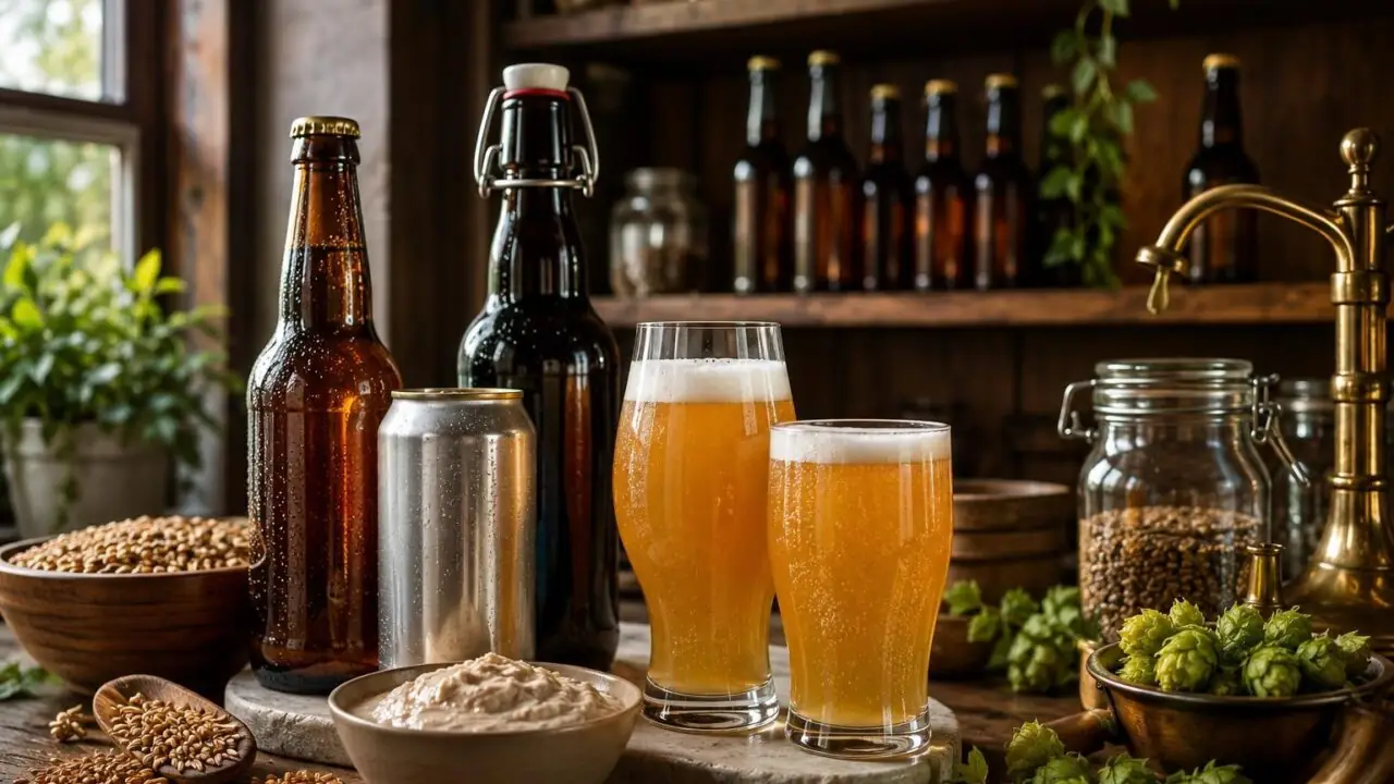 Beers with brewers yeast