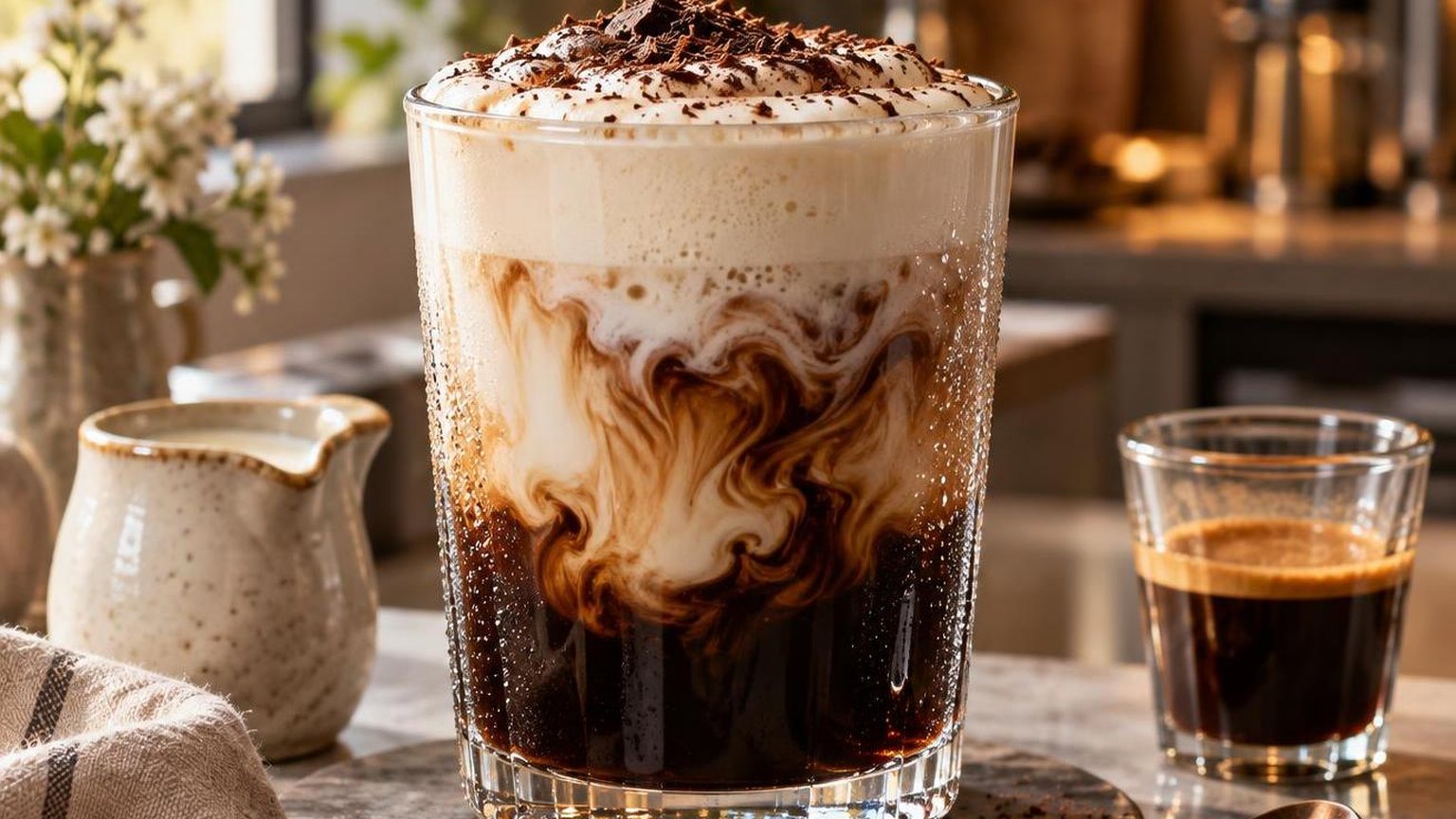 The Black and White Drink and How to Make It, broken down step by step