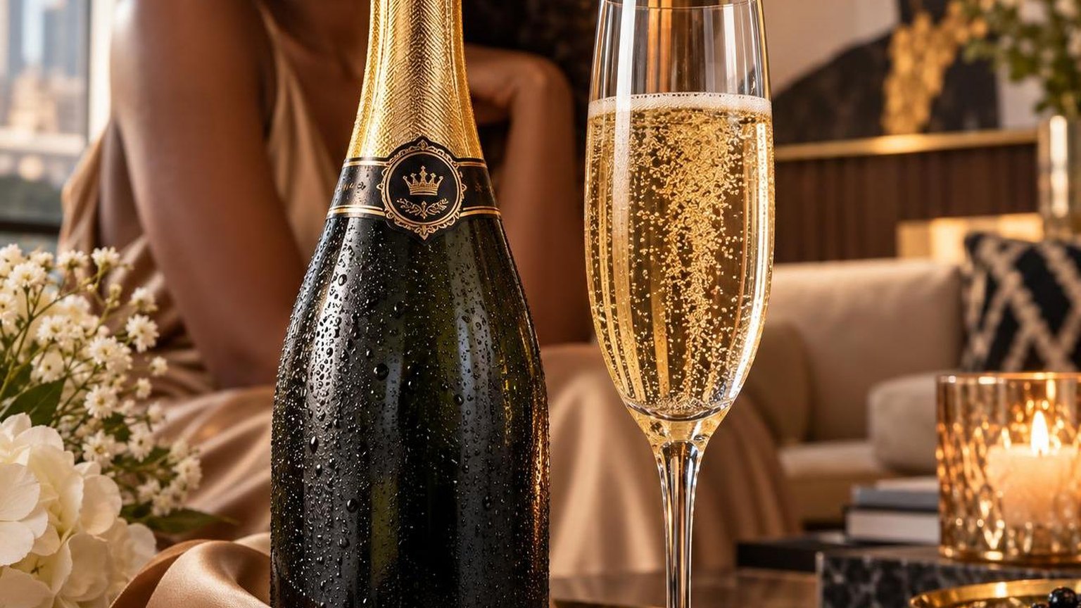 Black Girl Magic Champagne for Celebrations — measured, not estimated