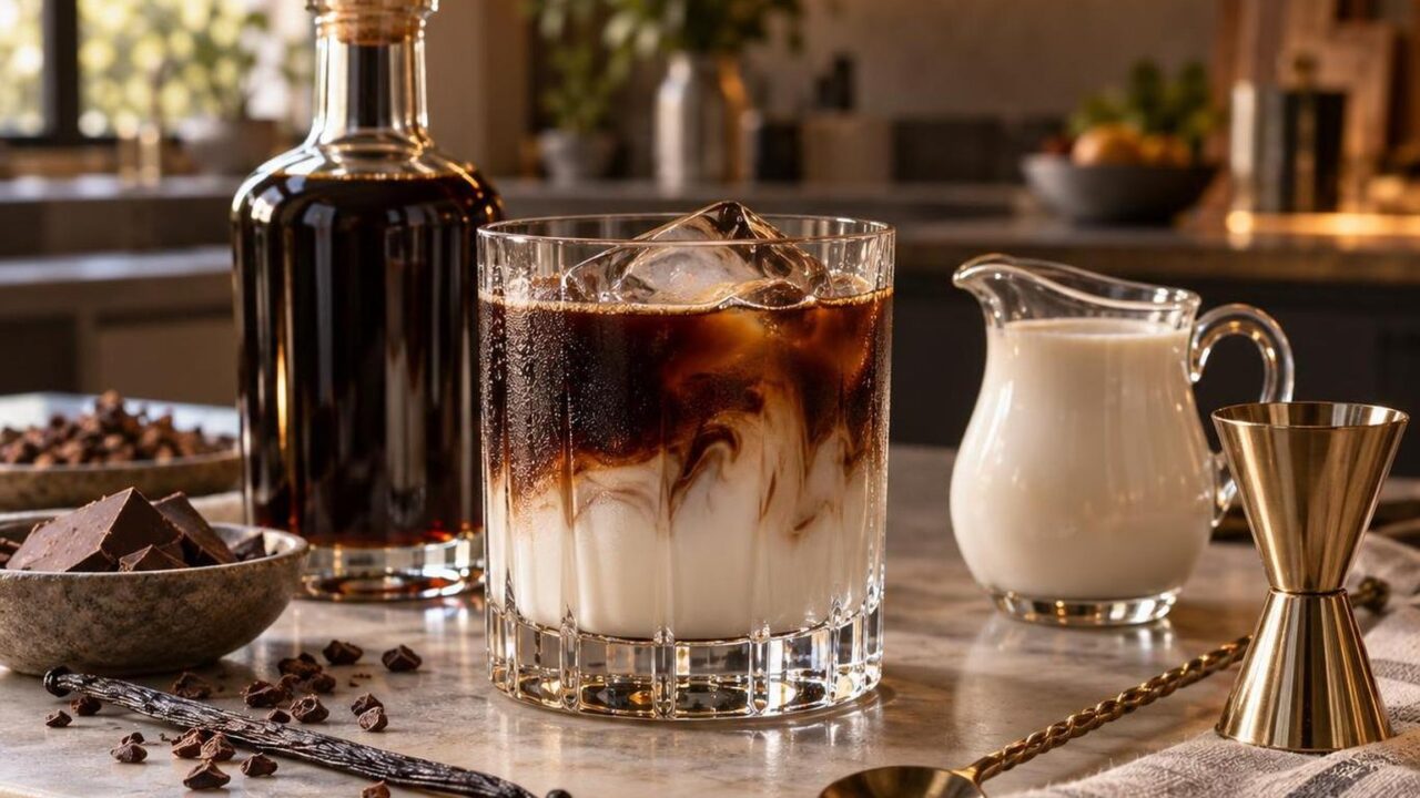Black n white drink