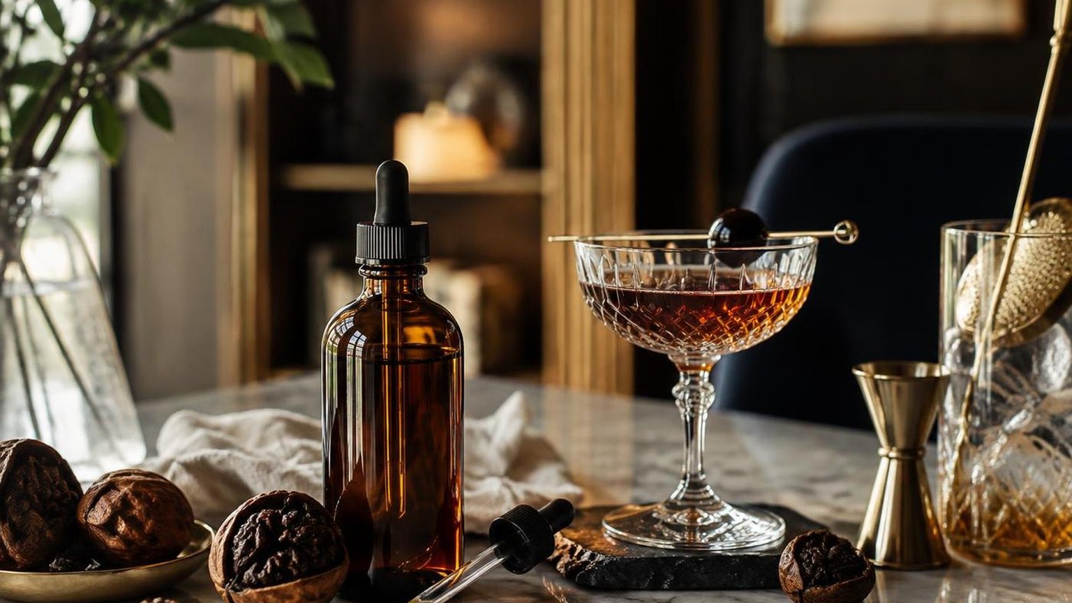 Black Walnut Bitters Recipe for Cocktails — measured, not estimated