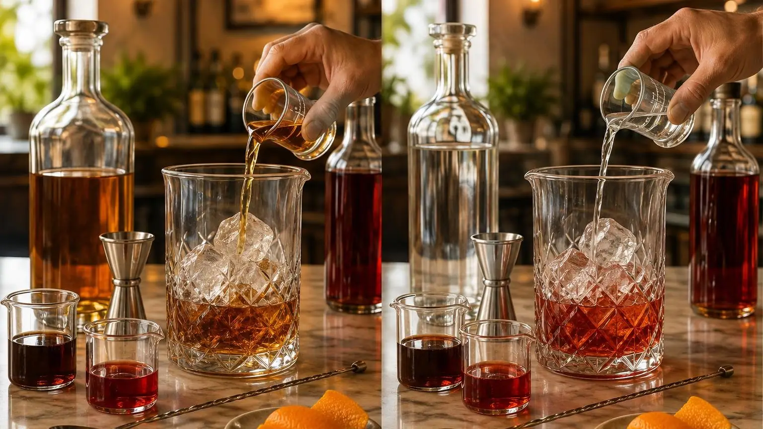 Boulevardier Vs Negroni — how it works in the real world