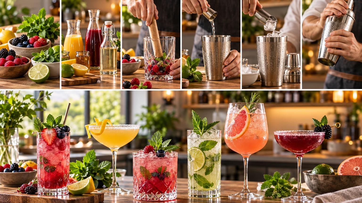 Cocktails That Don\u2019t Taste Like Alcohol — side by side with the alternatives