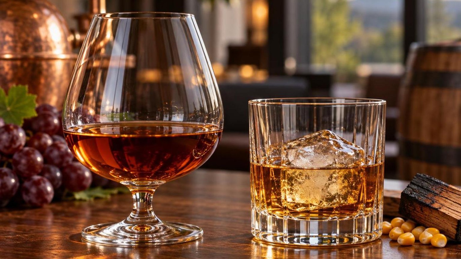 Difference Between Brandy and Bourbon, broken down step by step