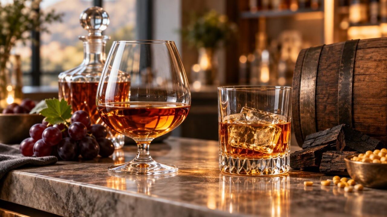 Difference between brandy and bourbon