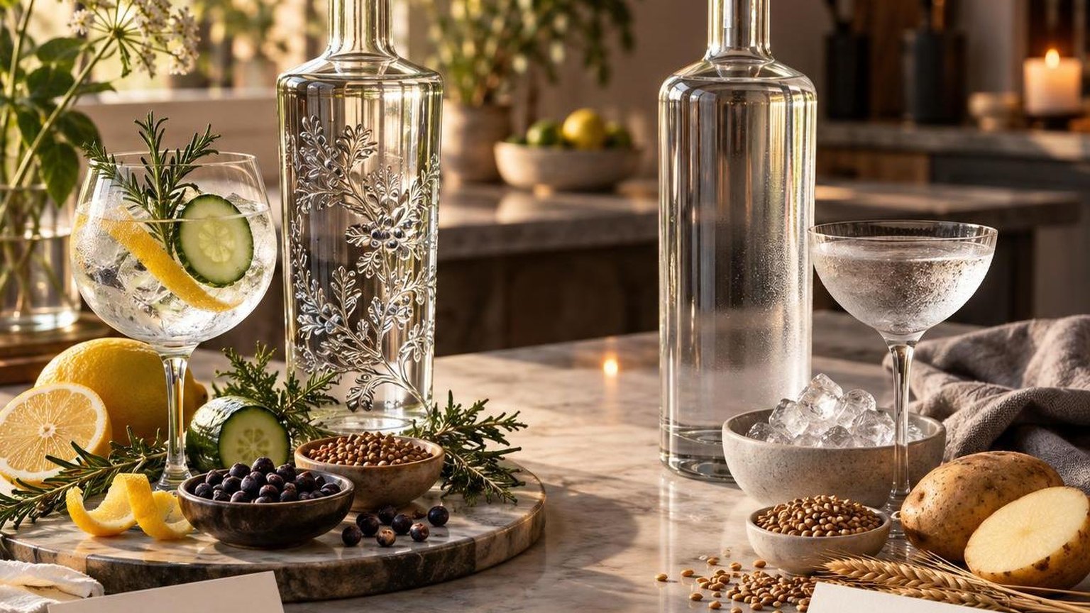 What Is the Difference Between Gin and Vodka? — a quick reference