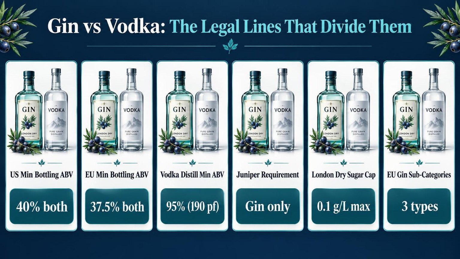 Gin vs Vodka: The Legal Lines That Divide Them — figures worth remembering