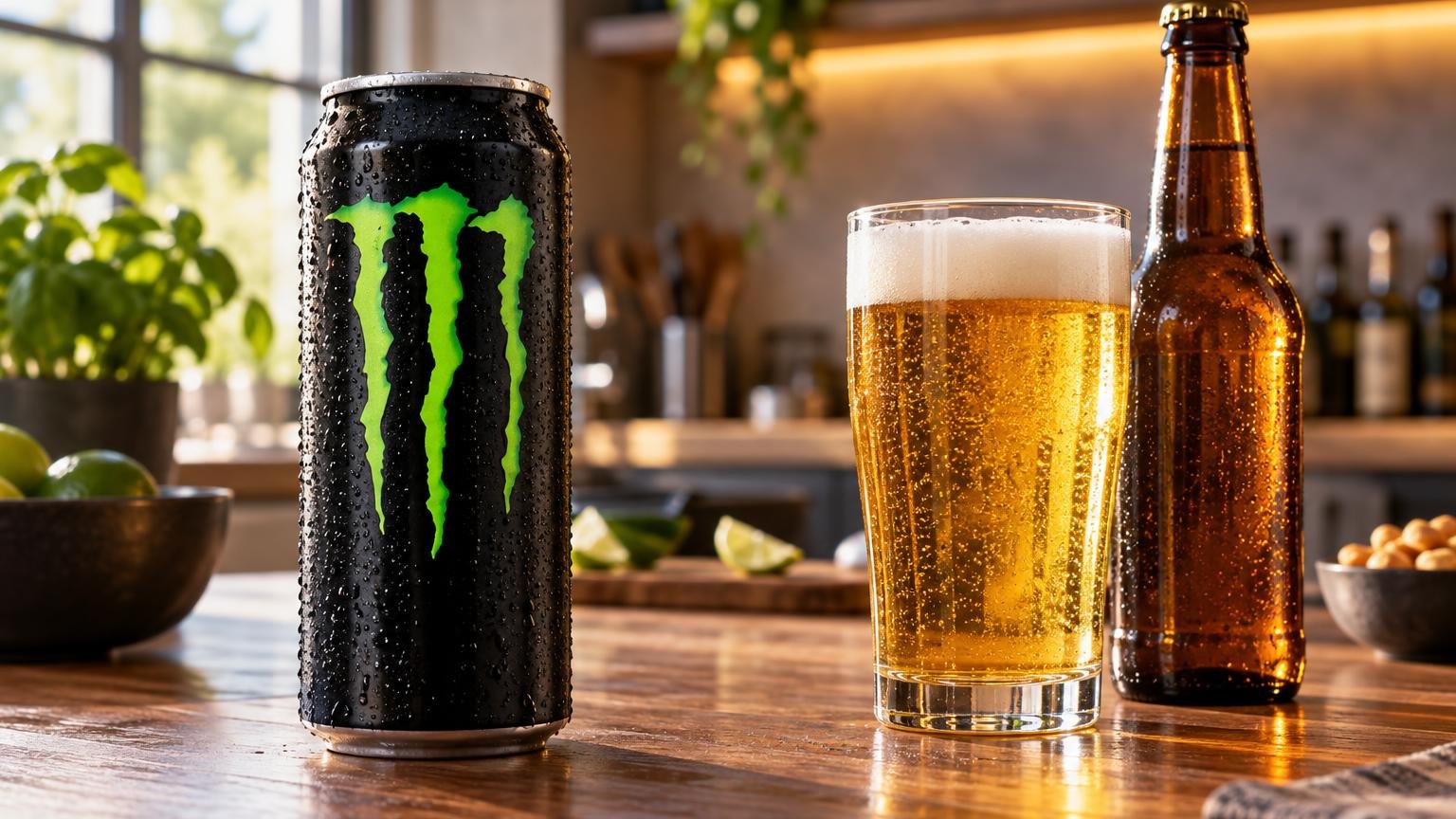 Does Monster Energy Drink Have Alcohol? — reading the numbers