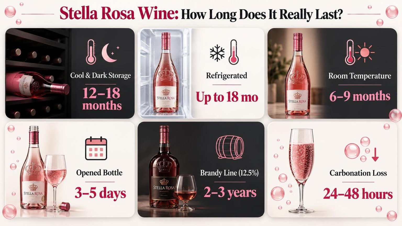 Does Stella Rosa Wine Expire? 1 Stella Rosa Wine: How Long Does It Really Last? — the numbers side by side