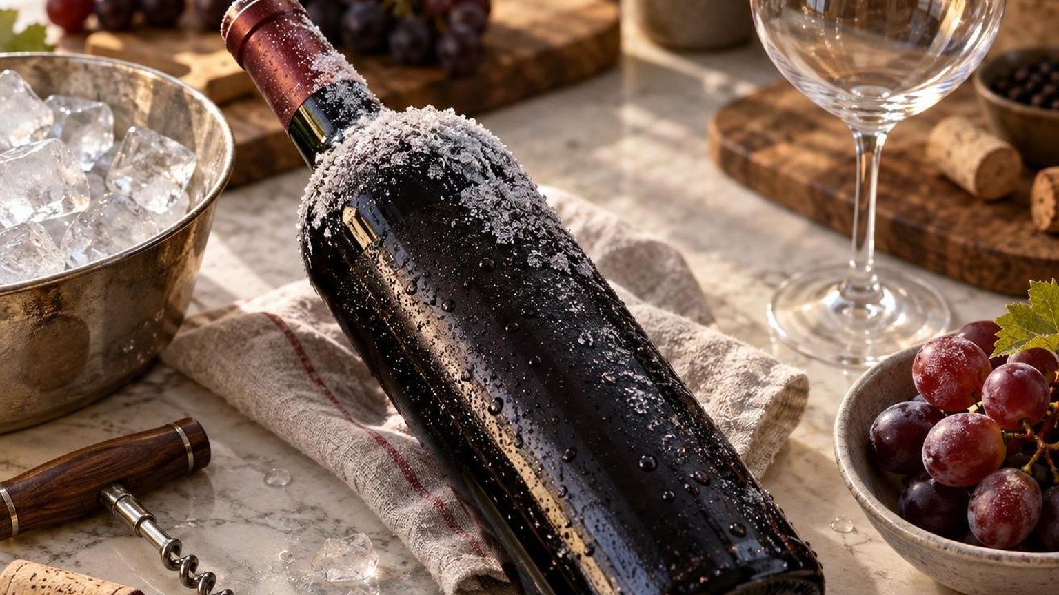 Does Wine Freeze and Explode? — measured, not estimated