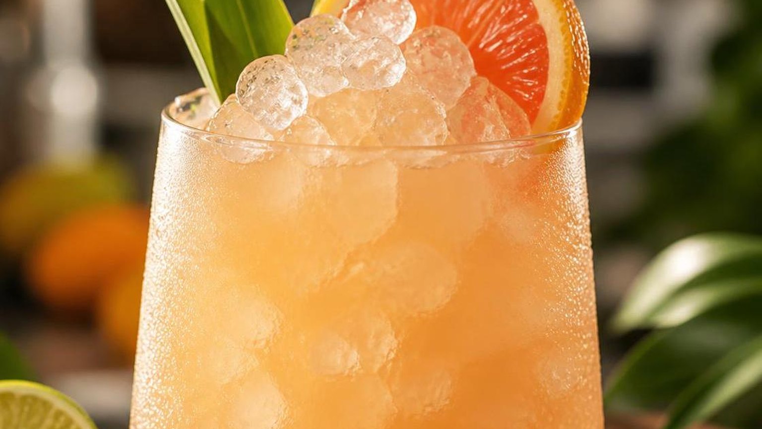 A Gin and Rum Cocktail for Easy Tropical Sipping — a closer look