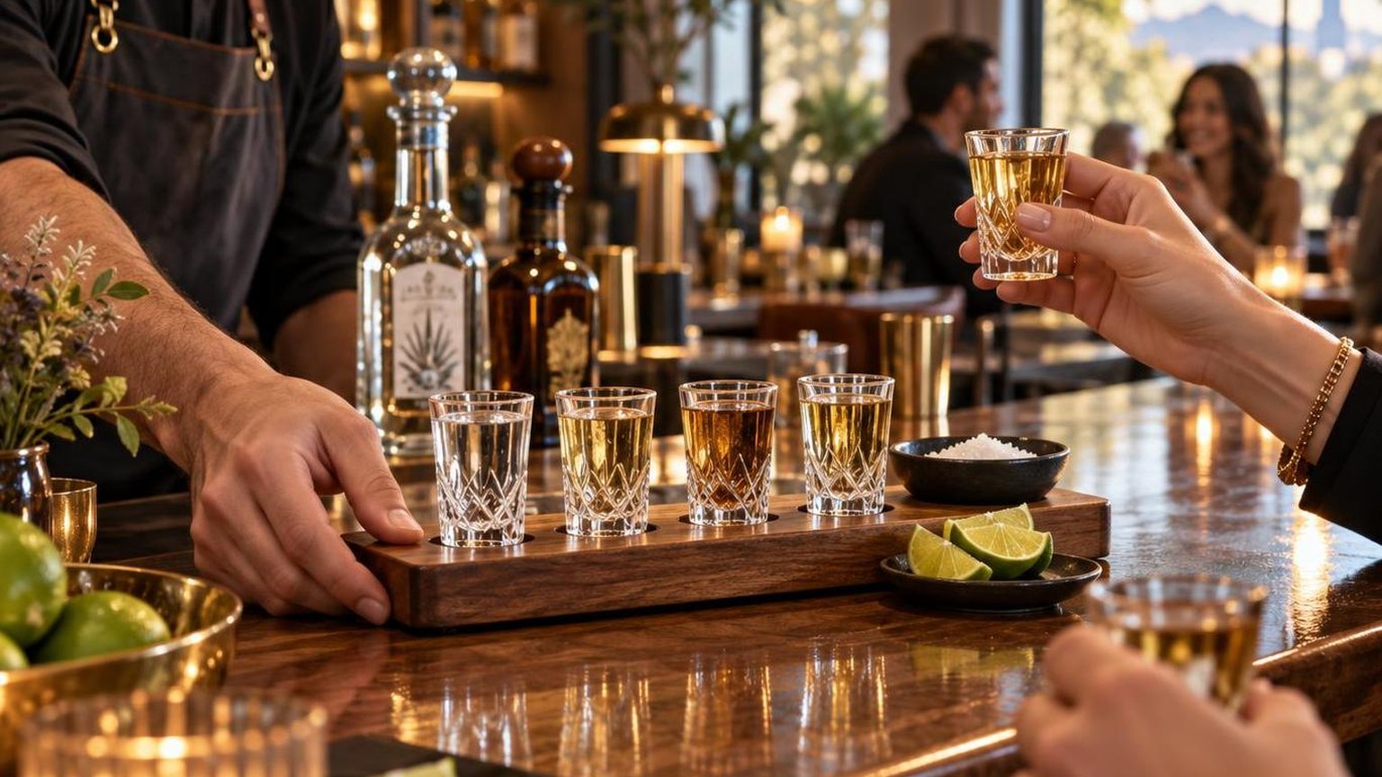 Good Shots with Tequila to Order at the Bar at a glance