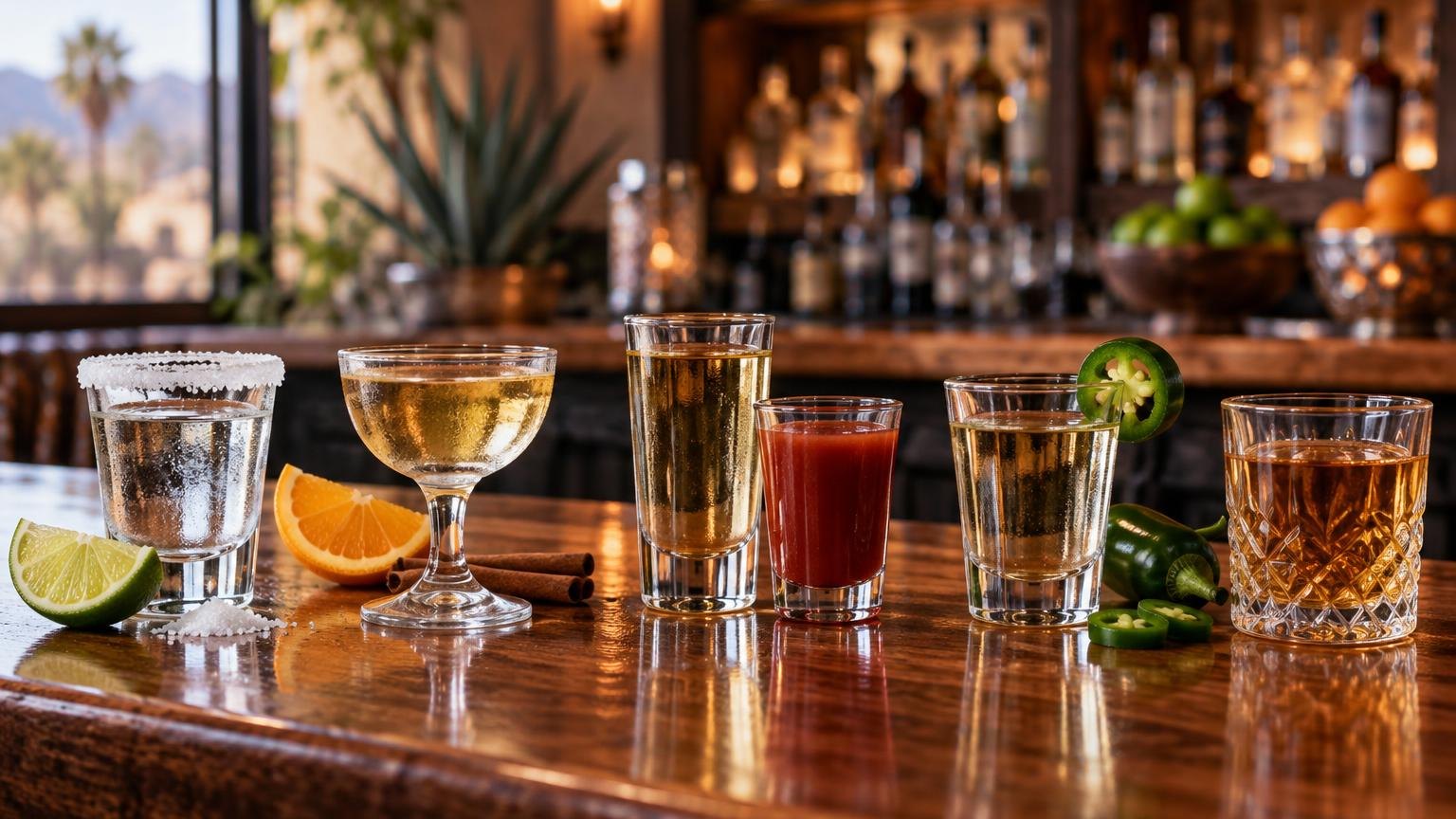 Good Shots with Tequila to Order at the Bar — reading the numbers