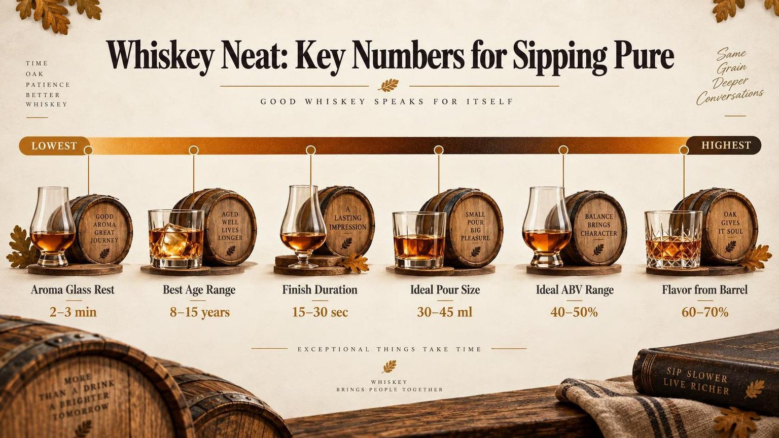 Whiskey Neat: Key Numbers for Sipping Pure — what the data shows