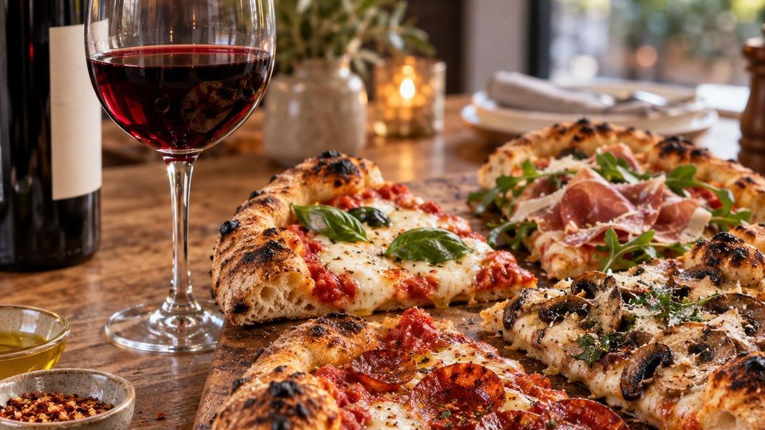 Good Wine with Pizza for Every Type of Slice — reading the numbers