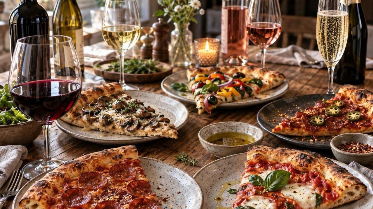 Good wine with pizza