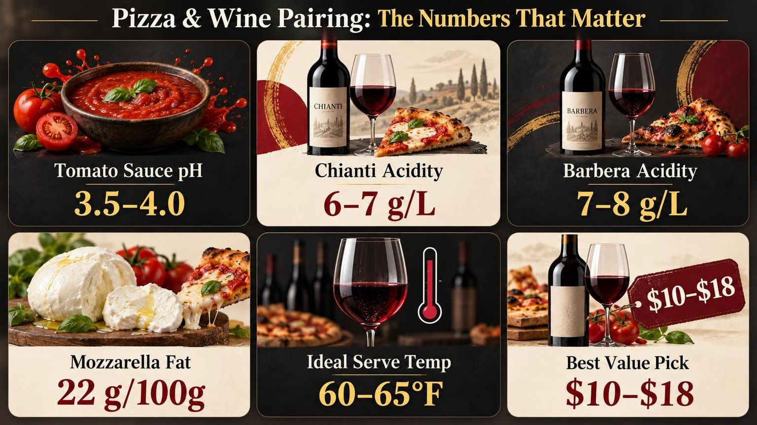 Pizza & Wine Pairing: The Numbers That Matter — key facts at a glance