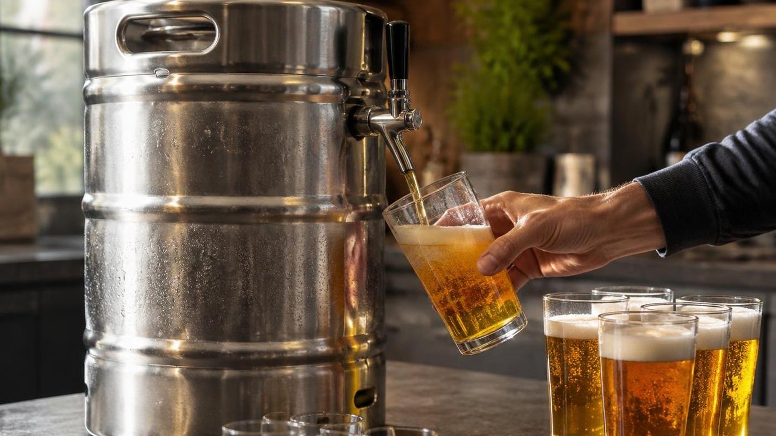 How Many Beers In A Full Keg? — side by side with the alternatives