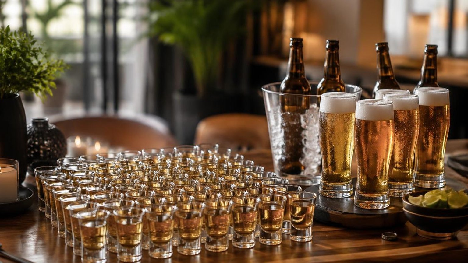 How Many Beers Is 100 Shots? — how it works in the real world
