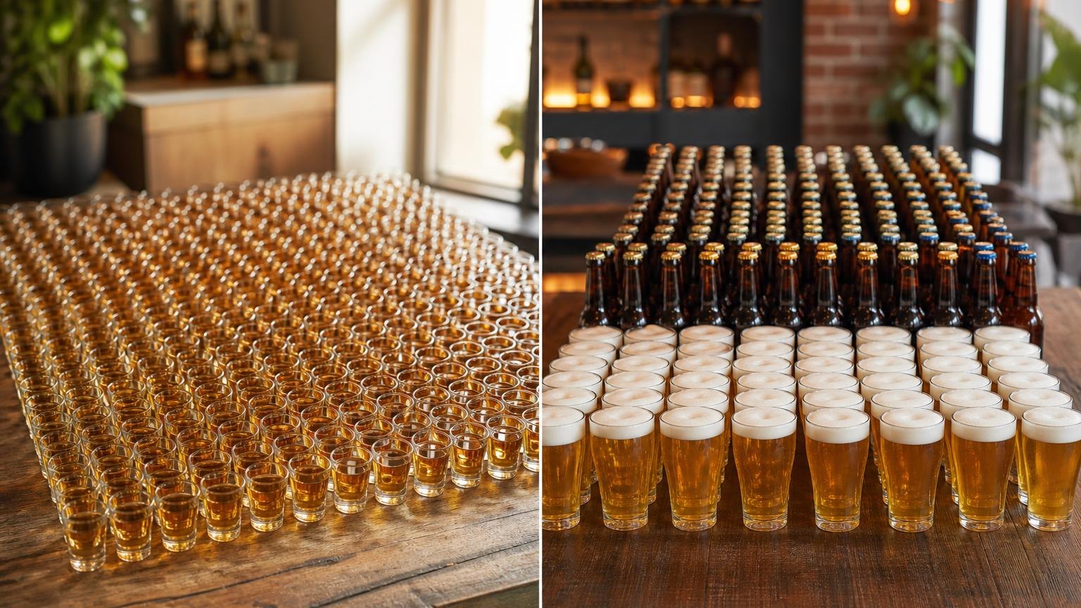How Many Beers Is 100 Shots? — what changes the outcome