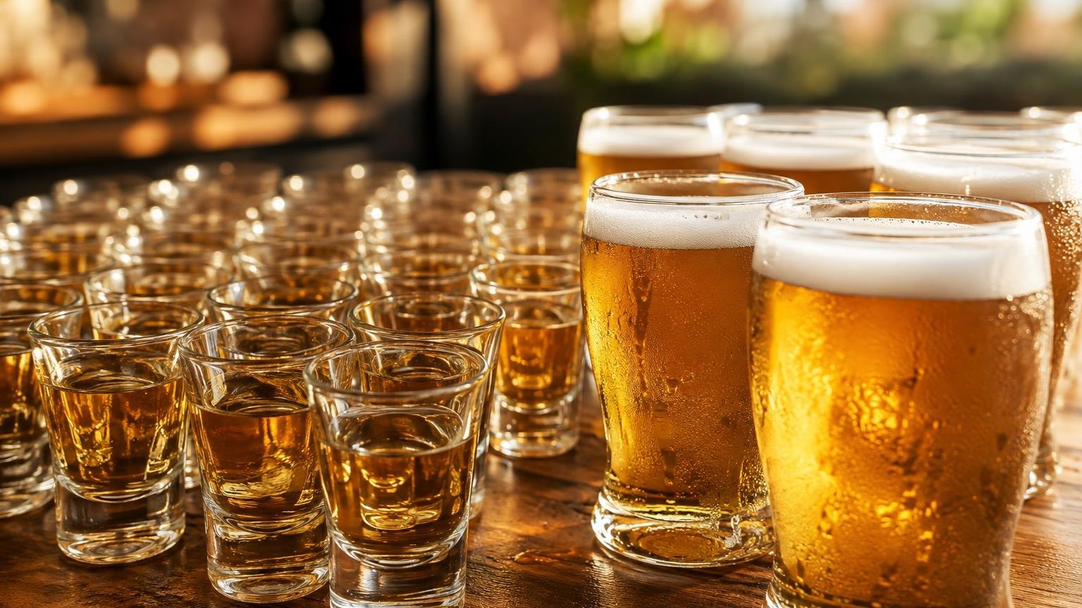 How Many Beers Is 100 Shots? — context and caveats