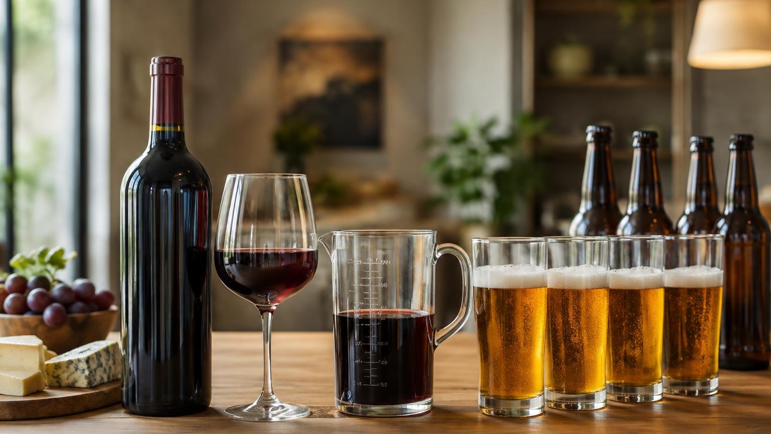 How Many Beers Is A Bottle Of Wine? — a closer look