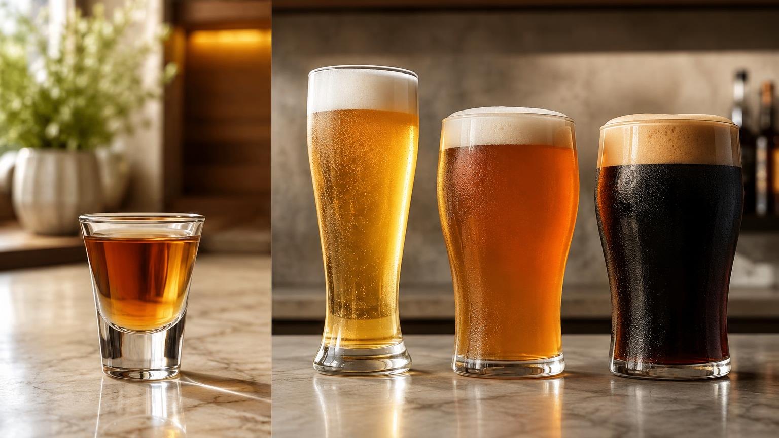 How Many Beers Is a Shot? at a glance