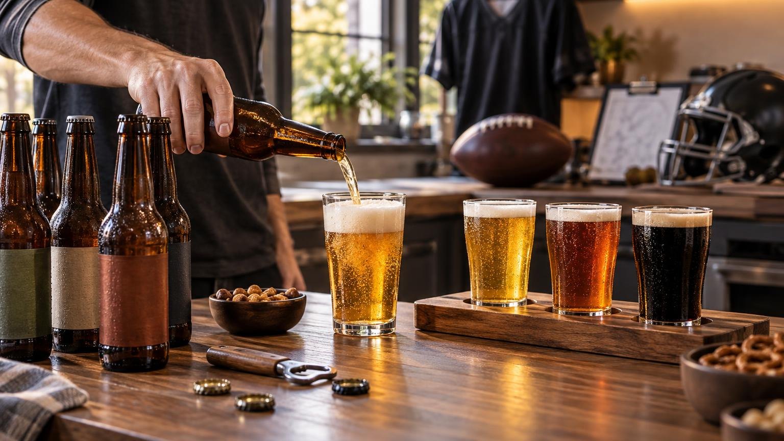How Many Beers Nfl Quarterbacks?, broken down step by step
