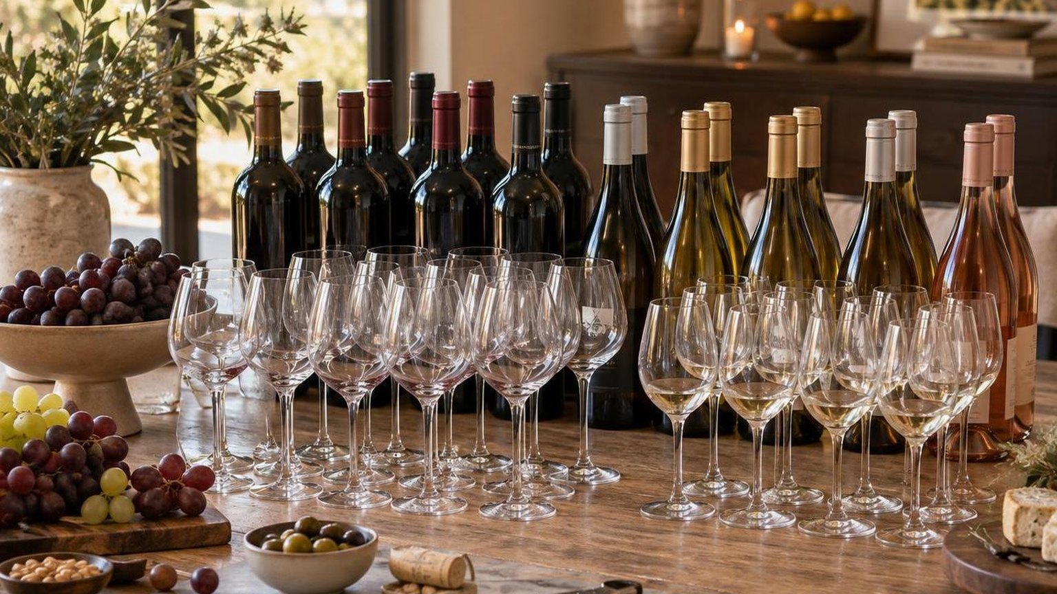 How Many Bottles of Wine for 30 Guests? — measured, not estimated