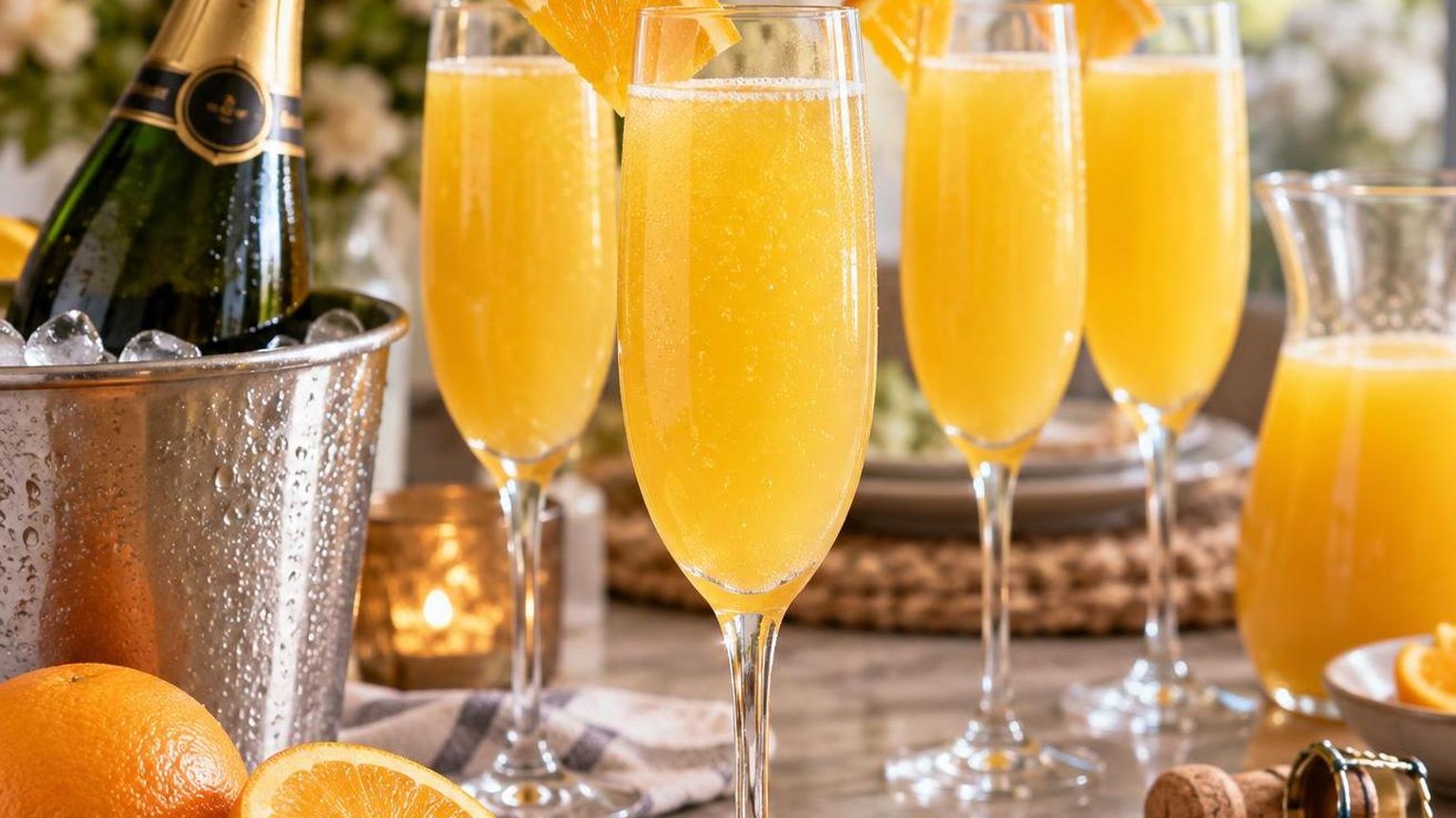 How Many Mimosas in a Bottle of Champagne? — measured, not estimated