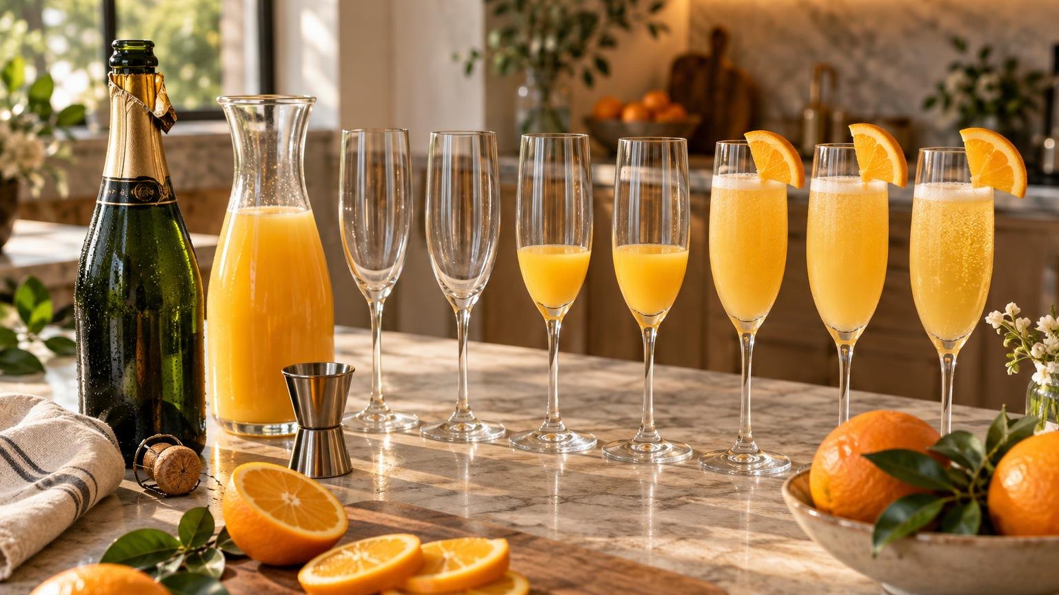 How Many Mimosas in a Bottle of Champagne? — what matters when choosing
