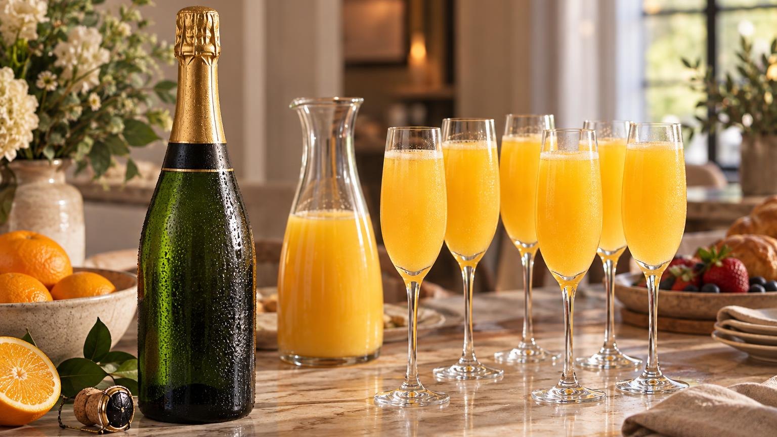 How Many Mimosas in a Bottle of Champagne? at a glance