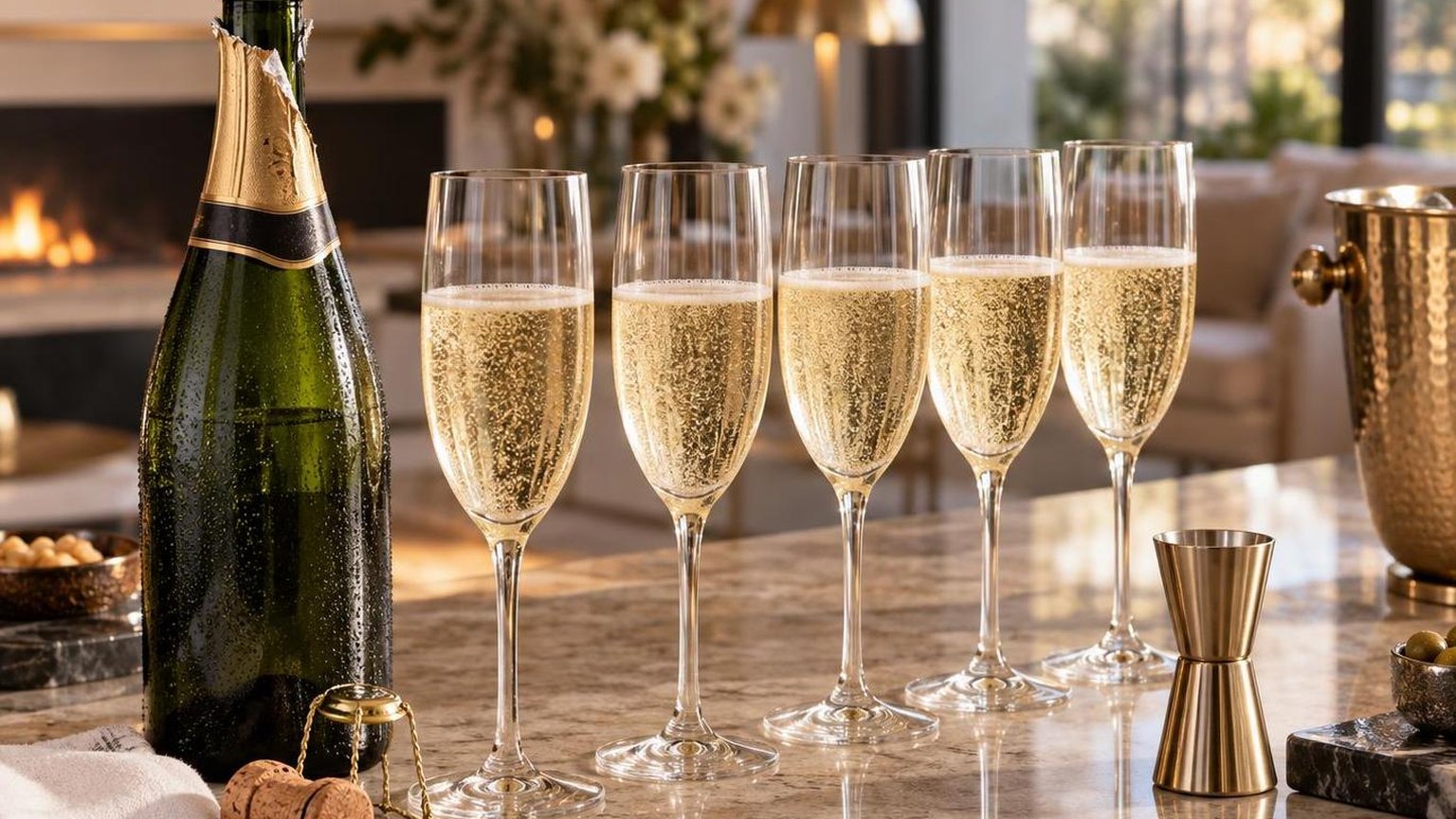 How Many Servings in a Bottle of Champagne? — a closer look