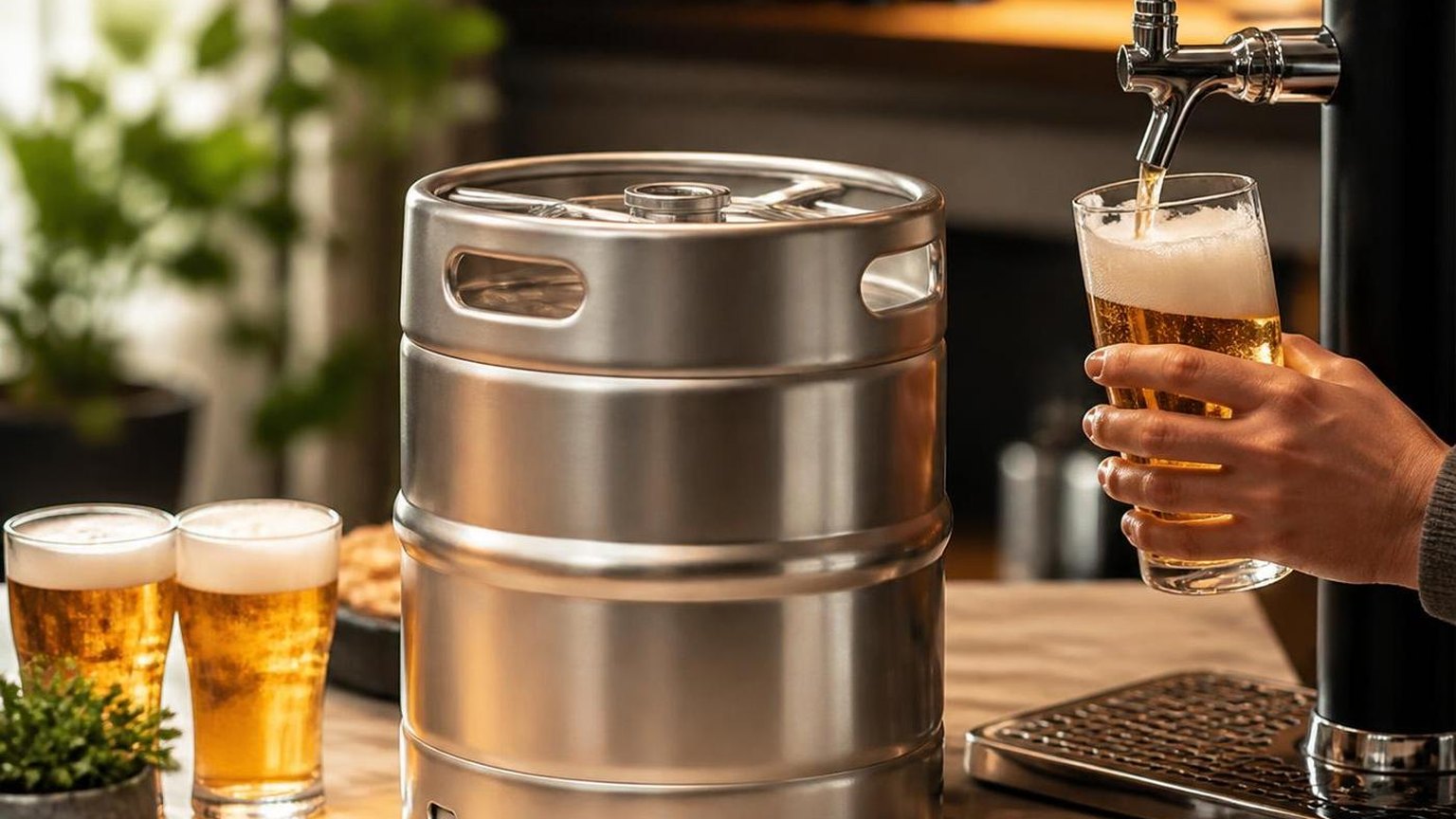 How Much Beer Is In A Half Keg? — measured, not estimated