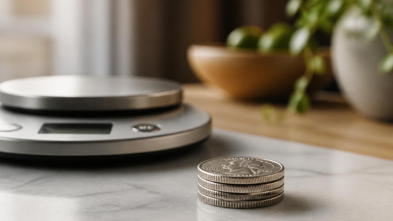 How Much Does 4 Quarters Weigh? — side by side with the alternatives