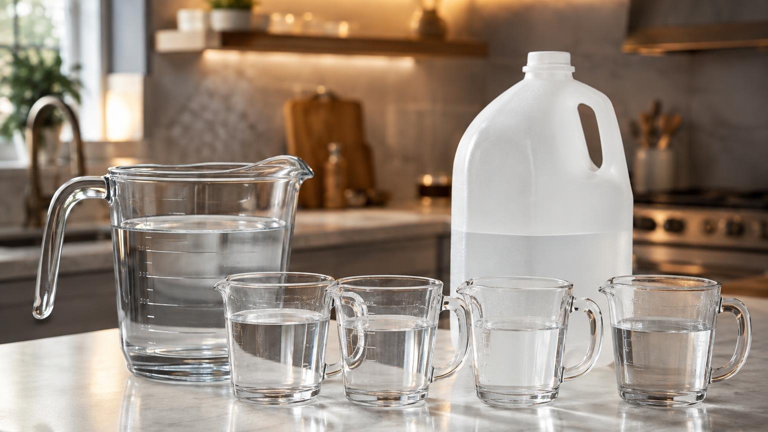 How Much Is 64 Ounces In Gallons? — measured, not estimated