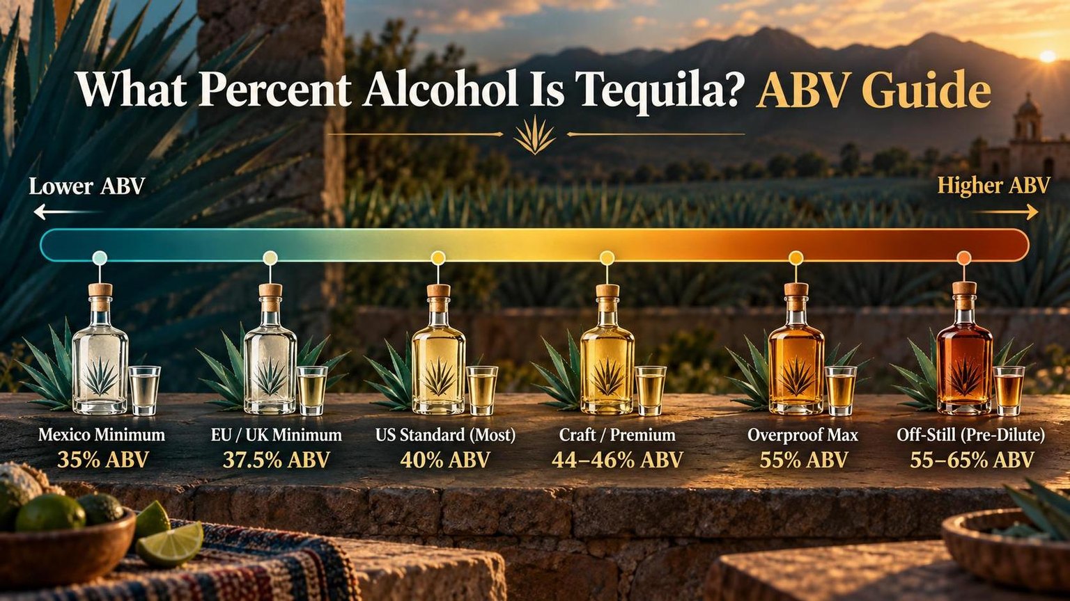 What Percent Alcohol Is Tequila? ABV Guide — figures worth remembering