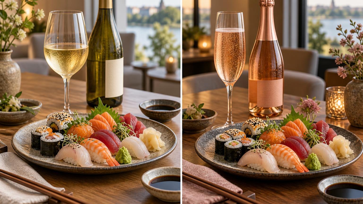 What Wine Goes with Sushi? at a glance, for quick reference