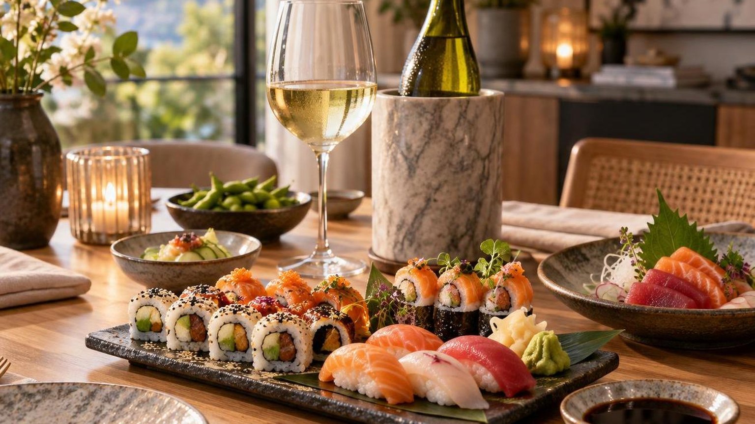 What Wine Pairs with Sushi? at a glance, for quick reference