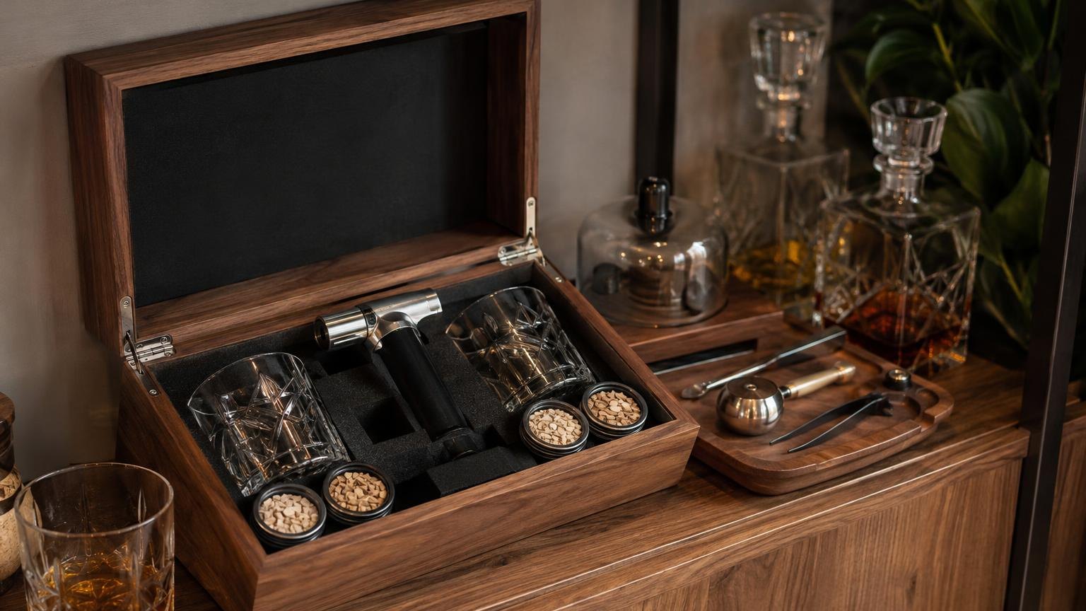 Whiskey Smoker Kit — measured, not estimated, with sources cited