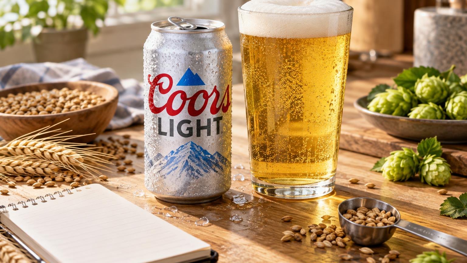 How Many Calories Are in a Coors Light Beer?, broken down step by step