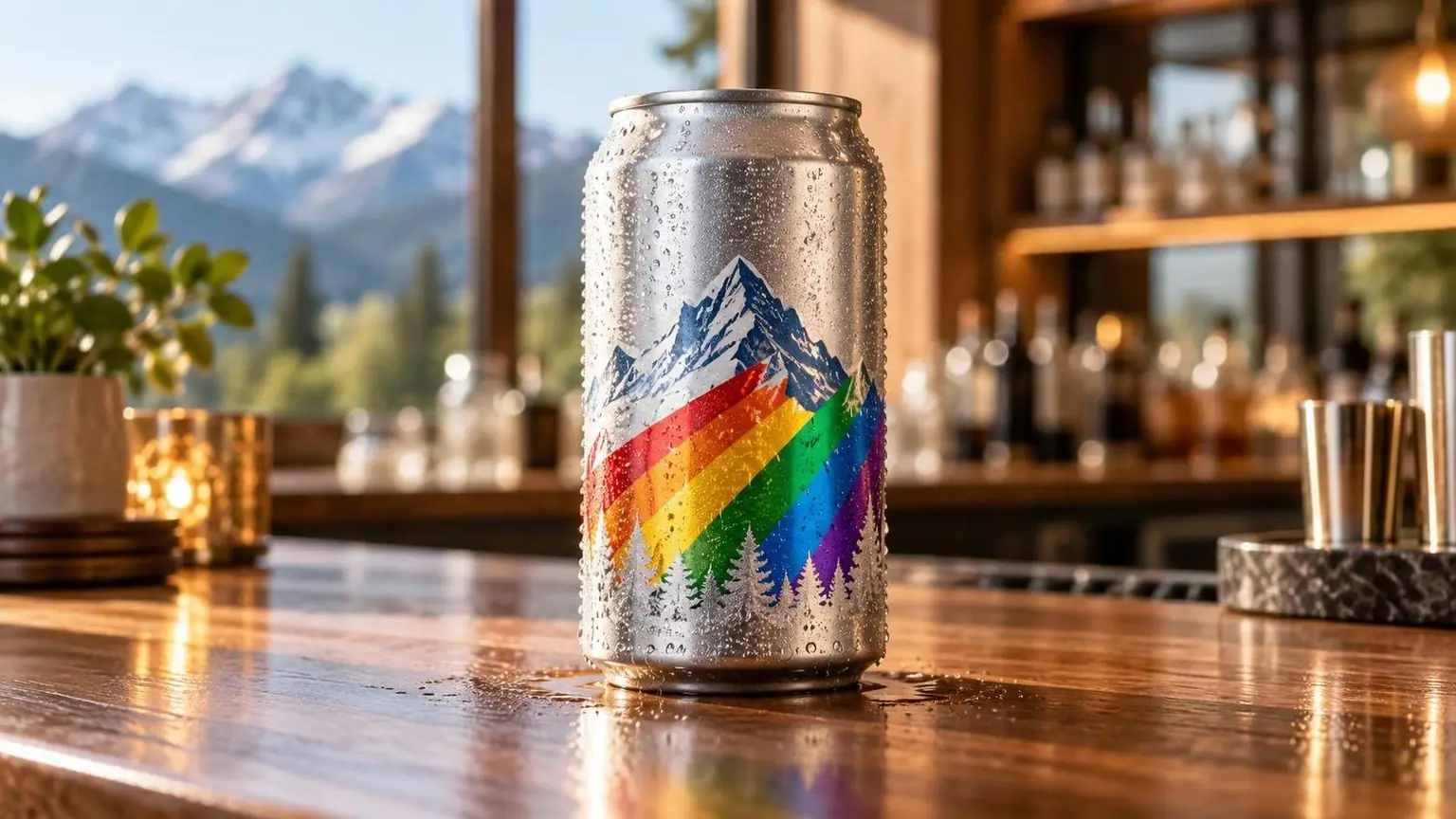 Did coors light have a rainbow can