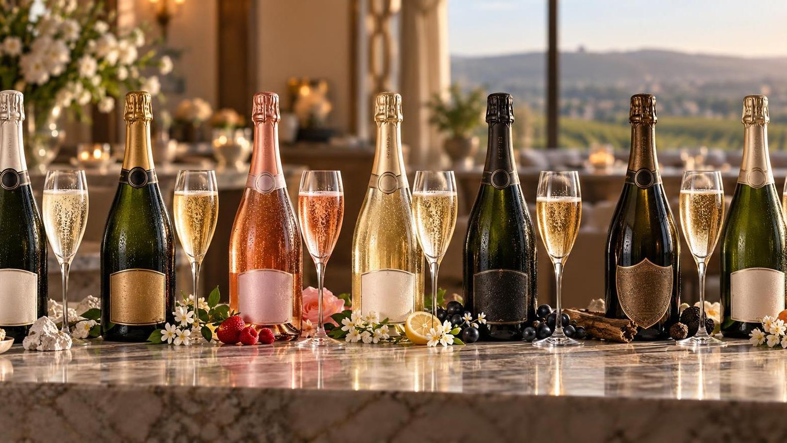 Different Types of Champagne Explained — side by side with the alternatives