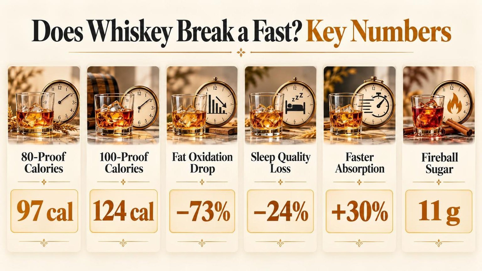 Does Whiskey Break a Fast? Key Numbers — key facts at a glance