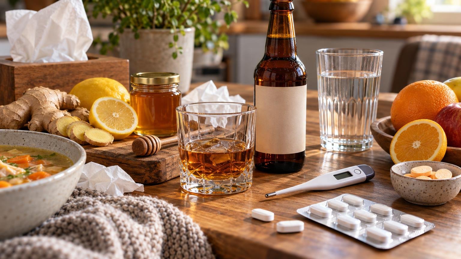 Drink Alcohol While Sick — what matters when choosing