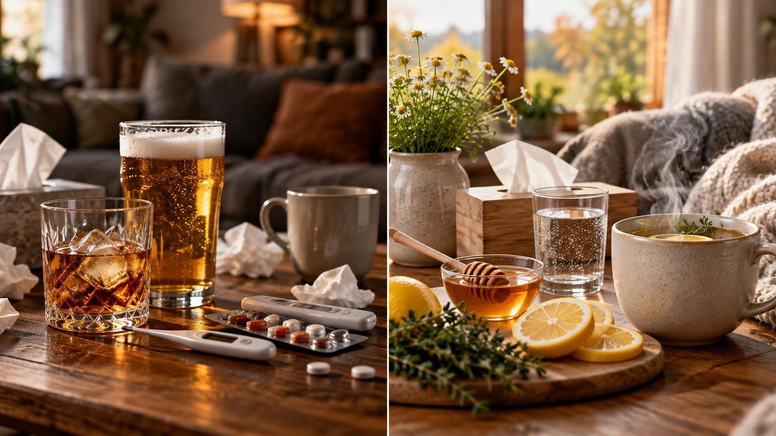 Drink Alcohol While Sick — where the figures come from