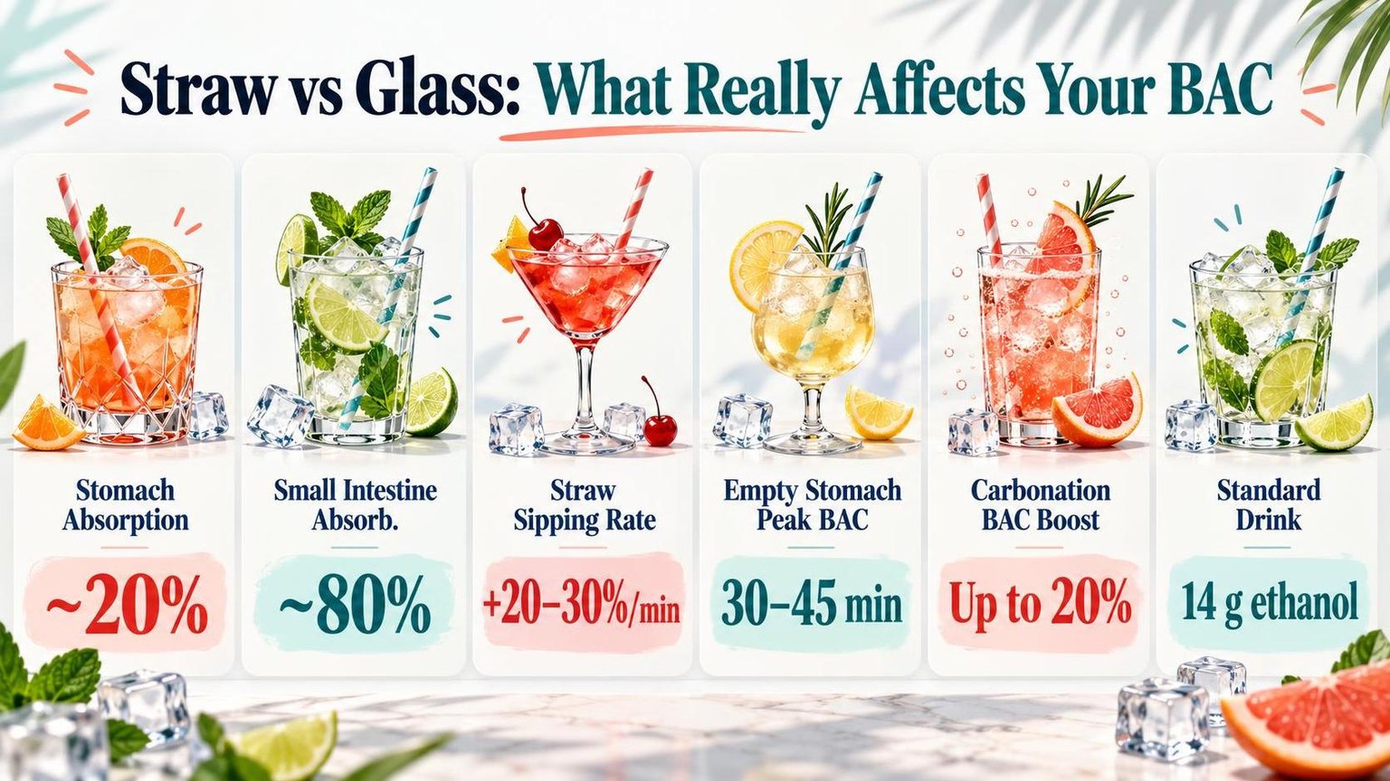 Straw vs Glass: What Really Affects Your BAC — figures worth remembering