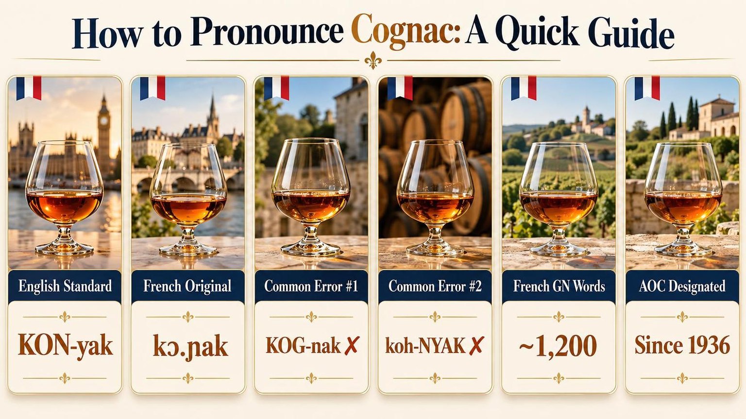 How to Pronounce Cognac: A Quick Guide — key facts at a glance
