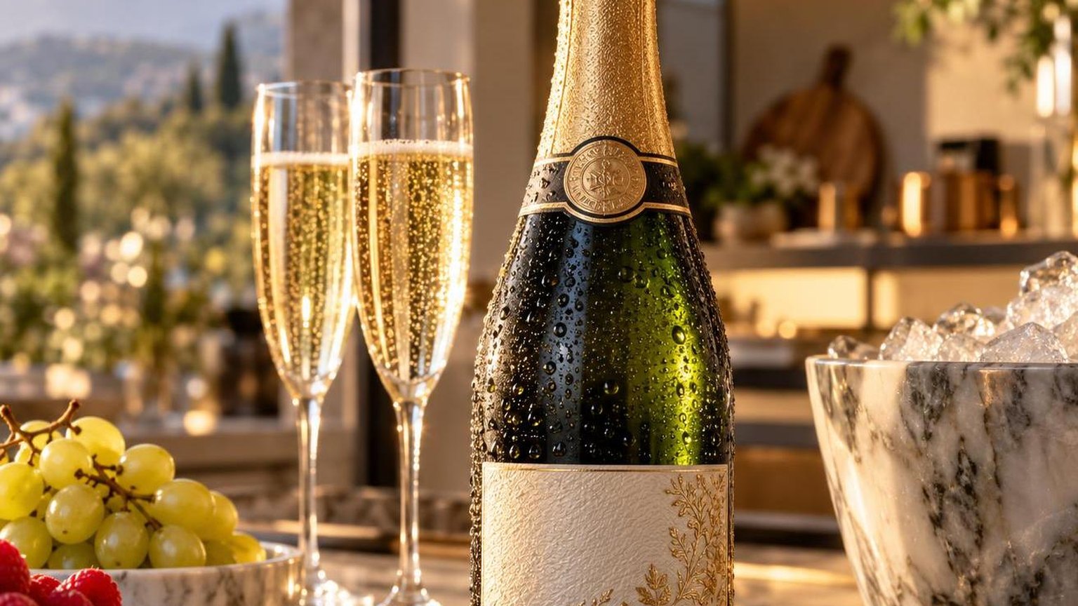How Long to Chill Champagne in Fridge? — measured, not estimated