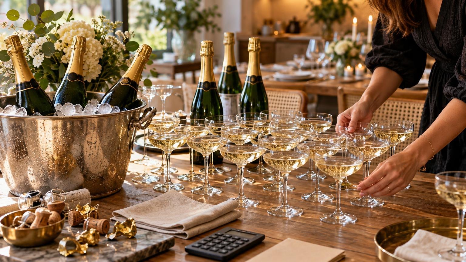 How Many Bottles of Champagne for 20 Guests? — what changes the outcome